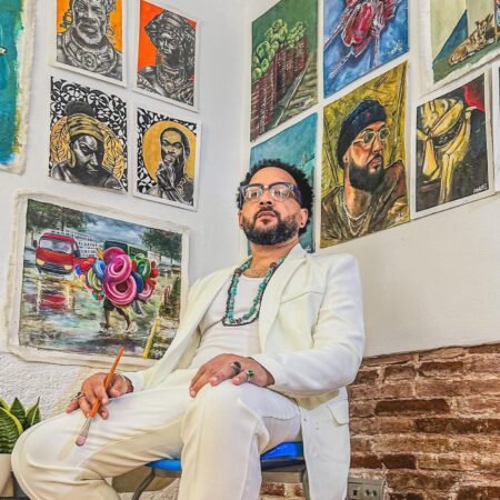 Kashmir Jones cautivó al público barcelonés con su arte en vivo.