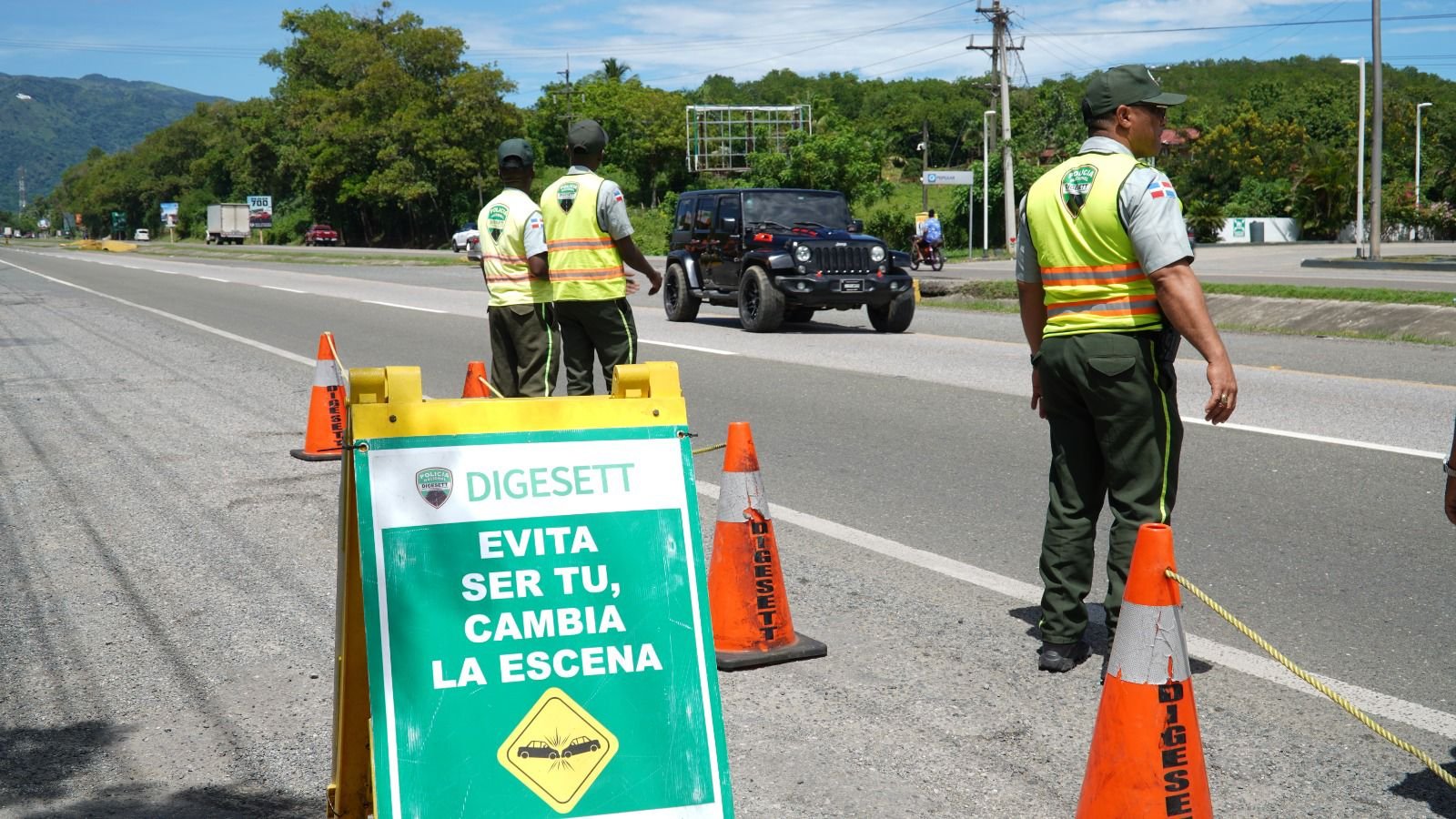 DIGESETT refuerza puntos críticos en carreteras por feriado del Día de Las Mercedes