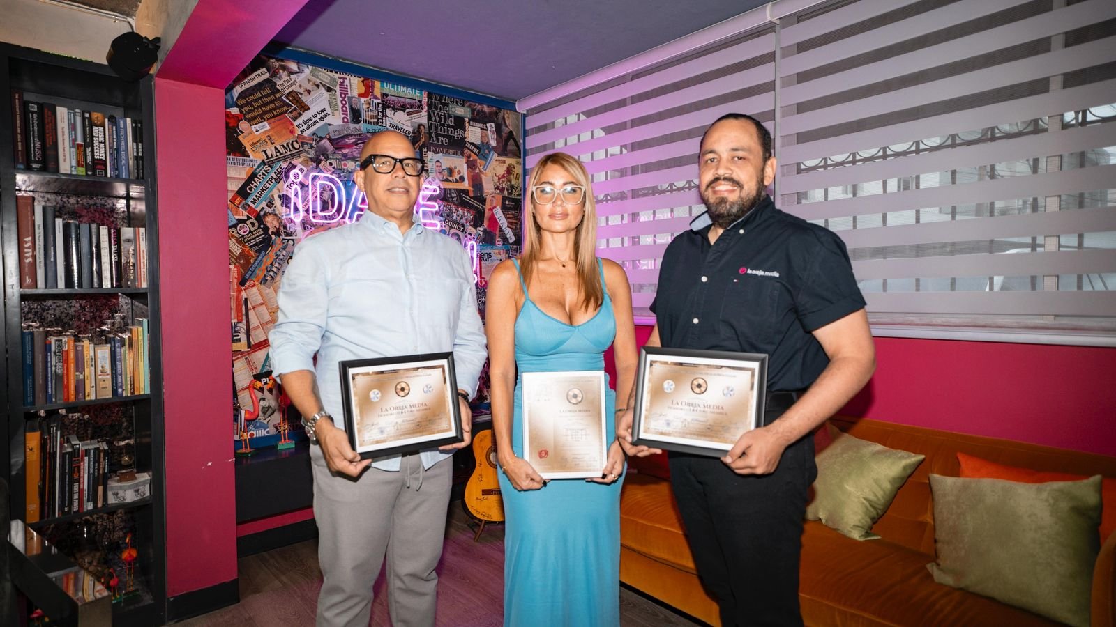 UNOTA reconoce a La Oreja Media por su liderazgo en la distribución musical y aportes al desarrollo de la industria musical dominicana