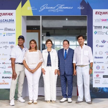 Vicepresidenta Raquel Peña encabeza primera parada del Grand Thomas Celebrity Classic en PGA Ocean’s 4 en su XIX aniversario