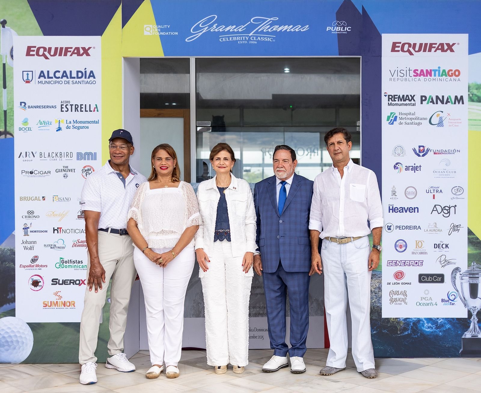Vicepresidenta Raquel Peña encabeza primera parada del Grand Thomas Celebrity Classic en PGA Ocean’s 4 en su XIX aniversario