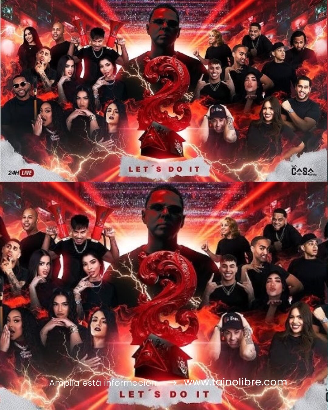 Charytín Goico y Santiago Matías inauguran “La Casa de Alofoke 2” con récord audiencia