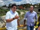 Fellito Suberví inspecciona trabajos en cañadas Guajimía y Los Girasoles