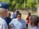 Fellito Suberví inspecciona trabajos en cañadas Guajimía y Los Girasoles