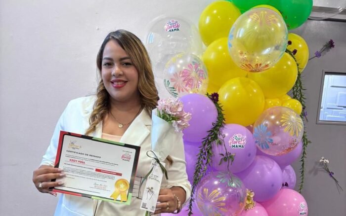 Keidy Peña, de la comunidad “Madre Todo Terreno”, gana premio en el renglón Impacto Social Materno