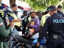 INTRANT y organismos de seguridad intervienen 15 paradas de motoconcho; eliminan tres, retienen 64 motocicletas y realizan 247 pruebas de alcoholemia